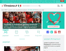 Tablet Screenshot of firmiamo.it